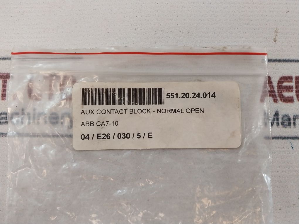 Abb Ca7-10 Auxiliary Contact Block