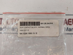 Abb Ca7-10 Auxiliary Contact Block