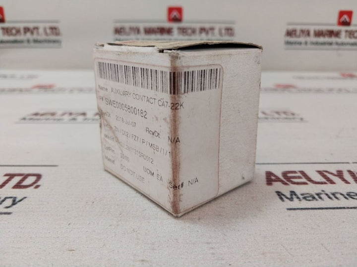 Abb Ca7-22K Auxiliary Contact Block 10A