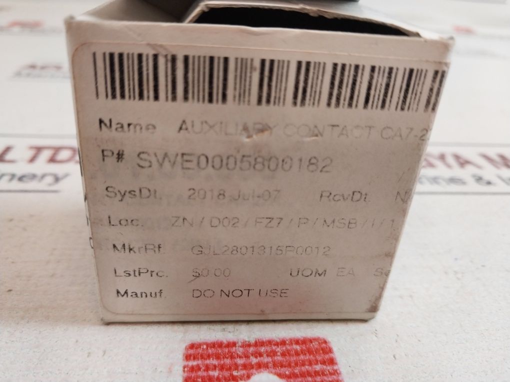 Abb Ca7-22K Auxiliary Contact Block 10A 