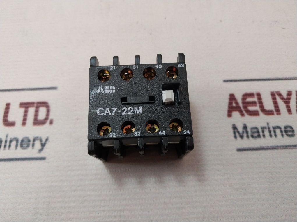 ABB Ca7-22m Auxiliary Contact Block 10a-600v – Aeliya Marine Tech