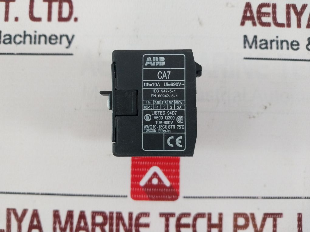 Abb Ca7-31E Auxiliary Contact Block 10A-690V