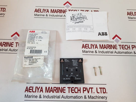 Abb Cal16-11C Auxiliary Contact Block 10A 600V Ac
