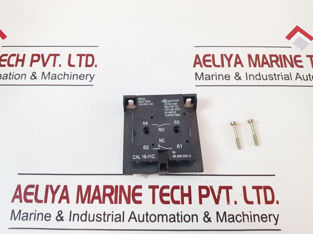 Abb Cal16-11C Auxiliary Contact Block 10A 600V Ac
