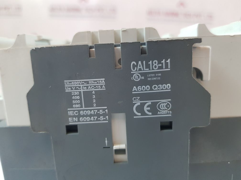 Abb A110-30 Contactor With Cal18-11