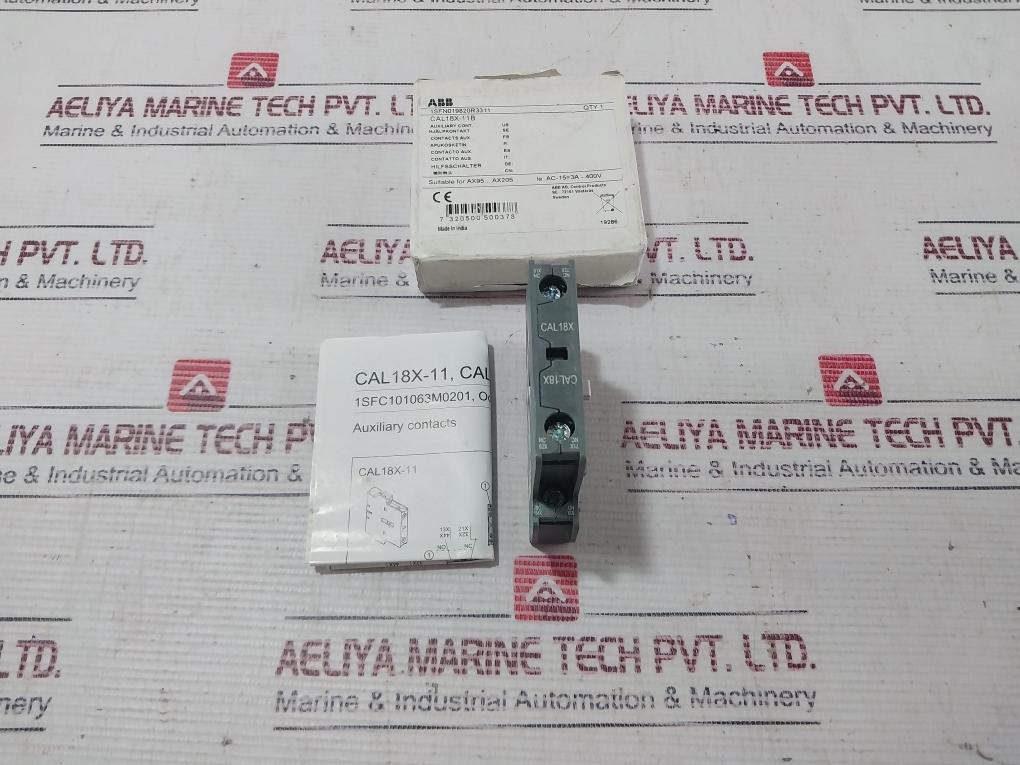 Abb Cal18X-11B Auxiliary Contacts Block
