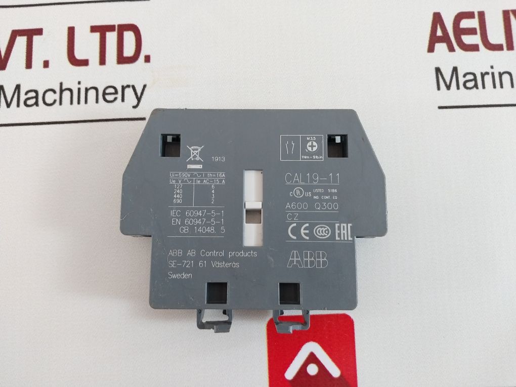 Abb Cal19-11 Auxiliary Contact Block