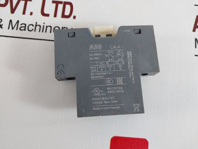 Abb Cal4-11 Auxiliary Contact Block