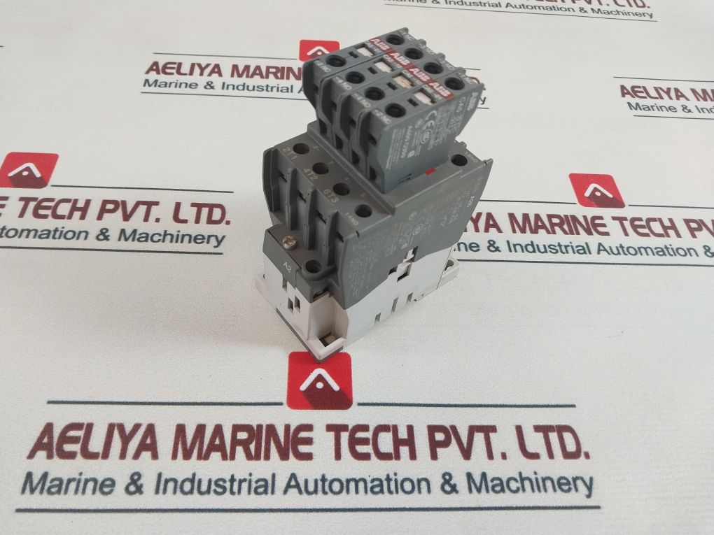 Abb Cal5-11 Contactor ,Ta25 Du Relay With Ca5 Auxiliary Contact Block Set