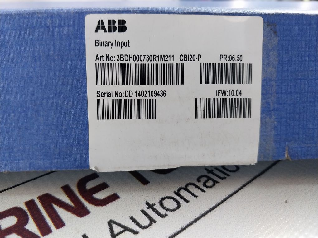 Abb Cbi20-p Symphony Plus Binary Input Module 3Bdh000730R1M211