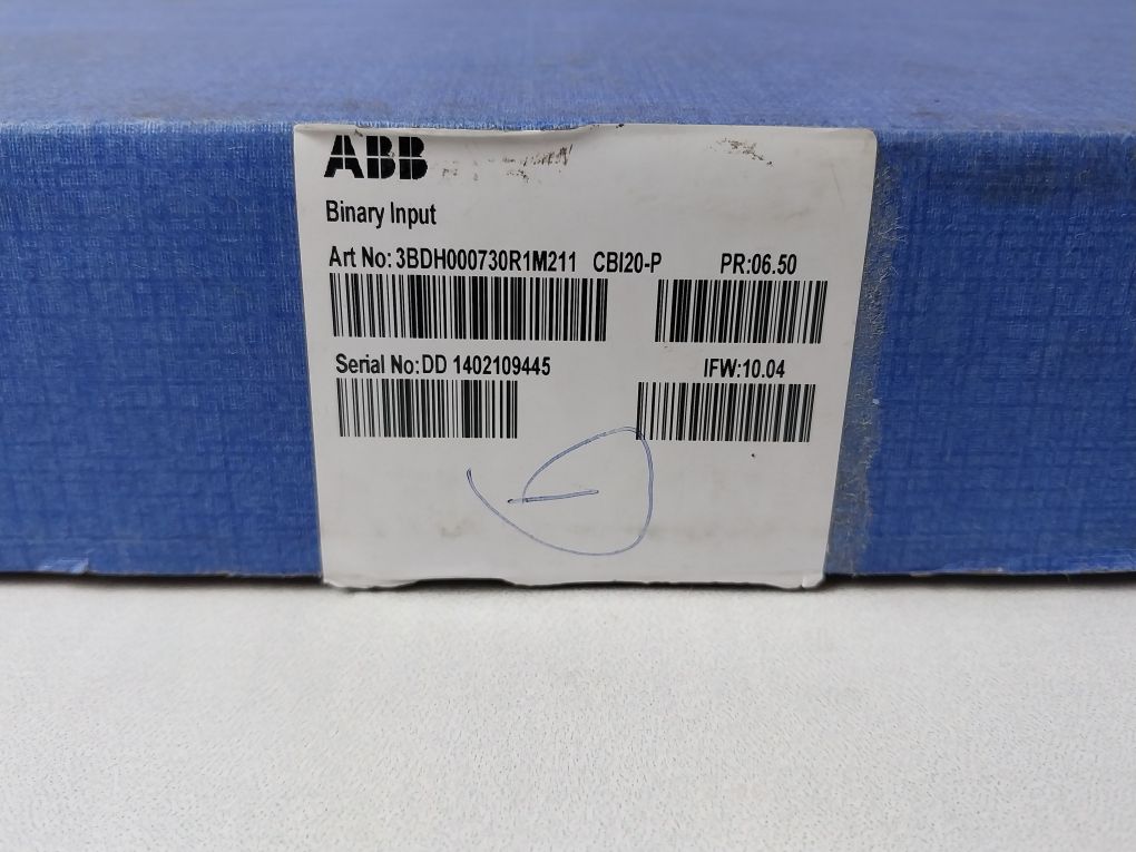 Abb Cbi20-p 3Bdh000730R1 Binary Input Module 3Bdh000730R1M211