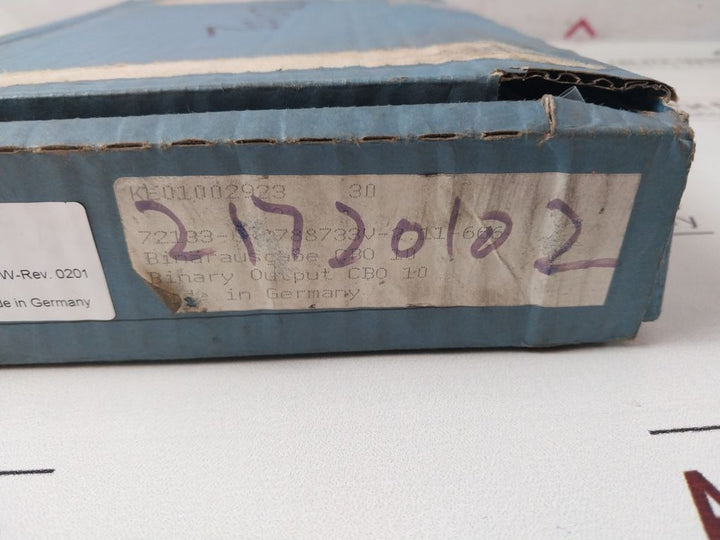 Abb Cbo 10 Binary Output Module 72133-4-0788 733