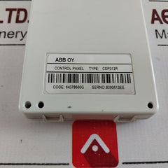 Abb Cdp312R Control Panel 64378660G
