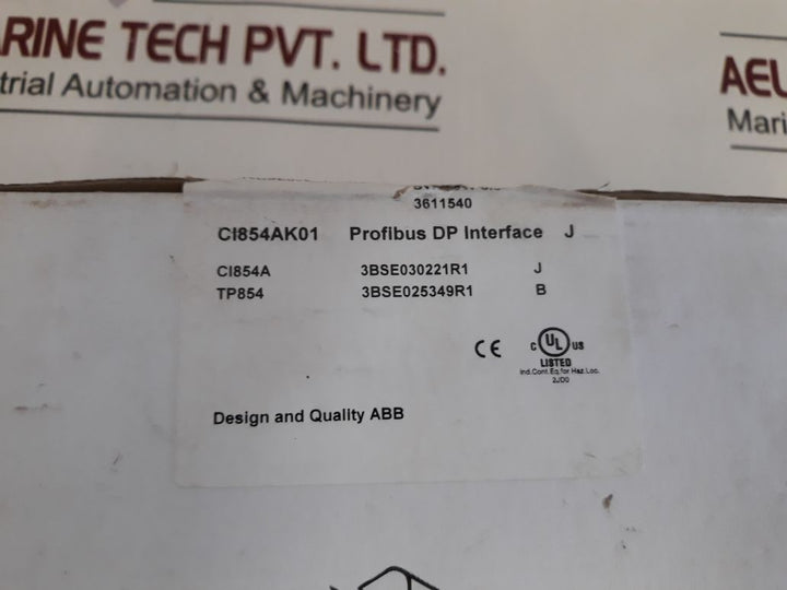 Abb Ci854A 3Bse030220R1 Profibus Interface Module