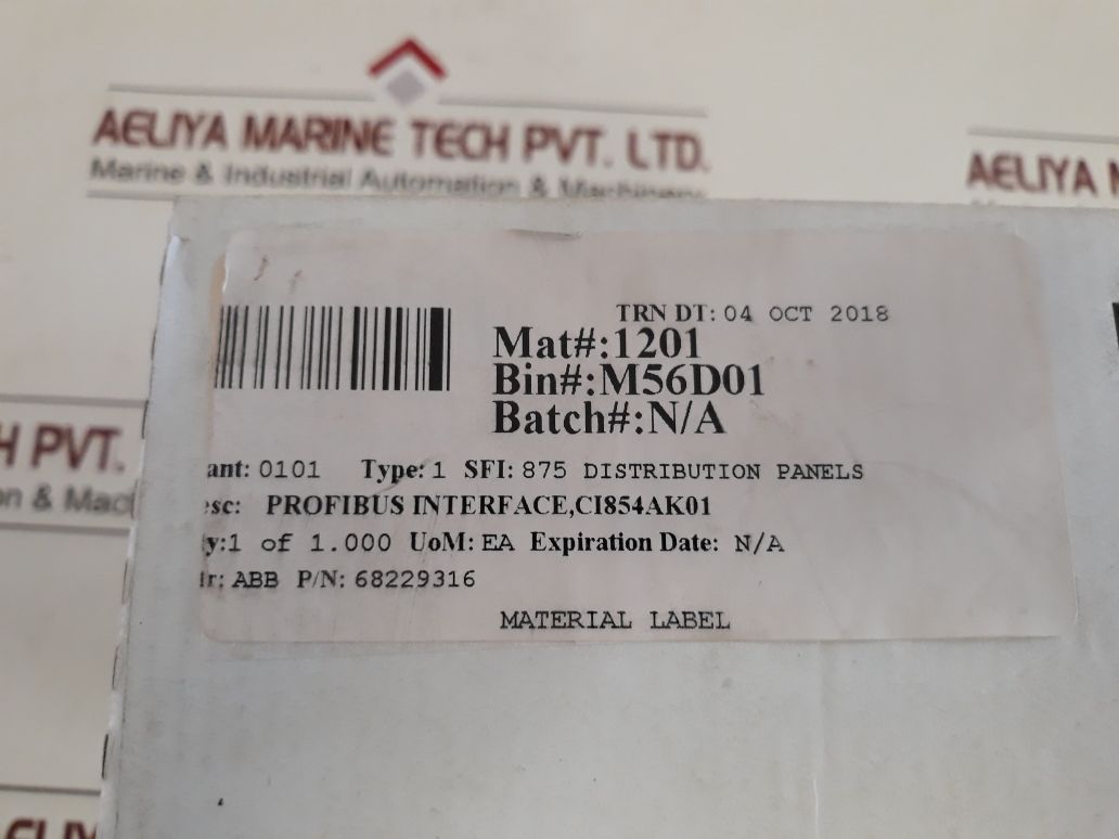 Abb Ci854A 3Bse030220R1 Profibus Interface Module