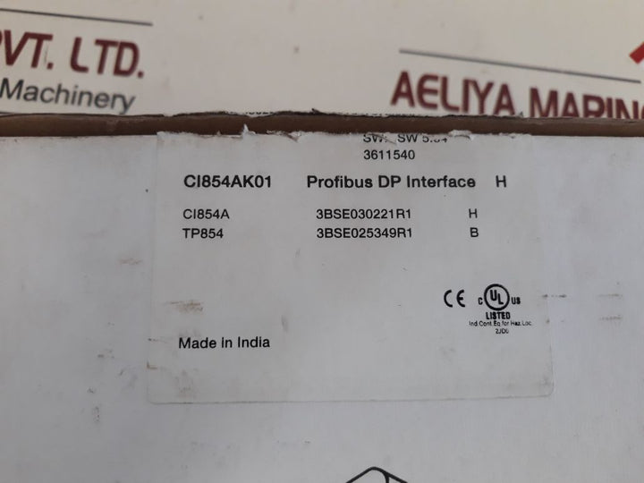 Abb Ci854A 3Bse030220R1 Profibus Interface Module Pr.H 
