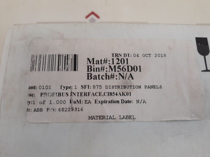 Abb Ci854A 3Bse030220R1 Profibus Interface Module Pr.H 