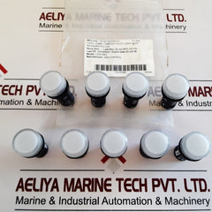 Set Of 9X Abb Cl-541W Pilot Light With Integrated  Led