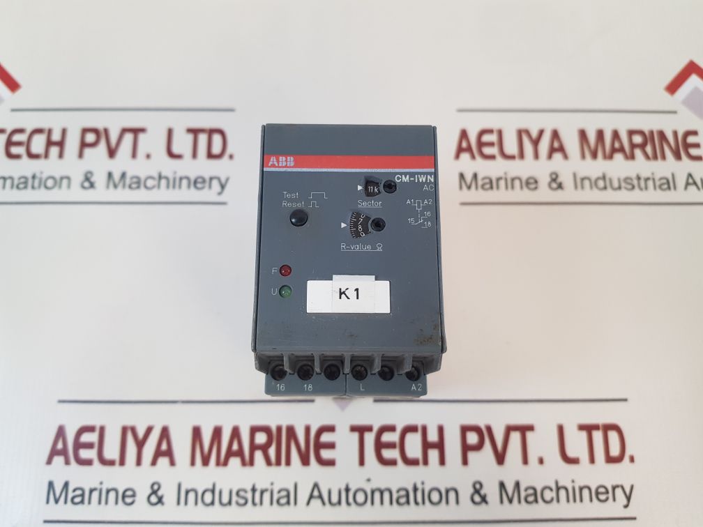 Abb Cm-iwn Earth-leakage Monitoring Relay