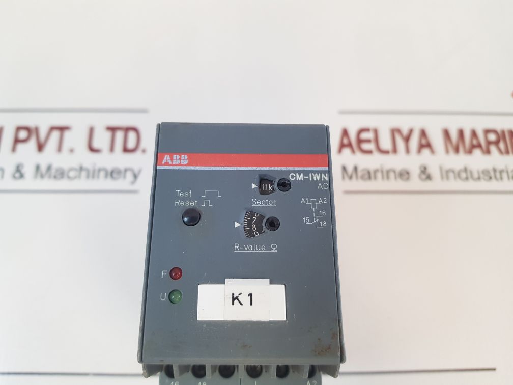 Abb Cm-iwn Earth-leakage Monitoring Relay