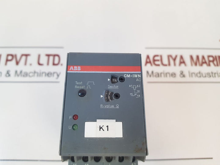 Abb Cm-iwn Earth-leakage Monitoring Relay