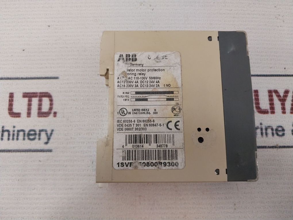 Abb Cm-mse Thermistor Motor Protection Monitoring Relay