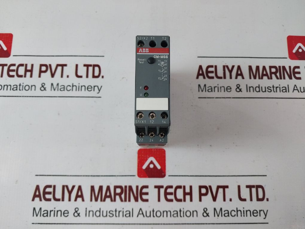 Abb Cm-mss Thermistor Motor Protection Monitoring Relay 1Svr430720R0300 250V