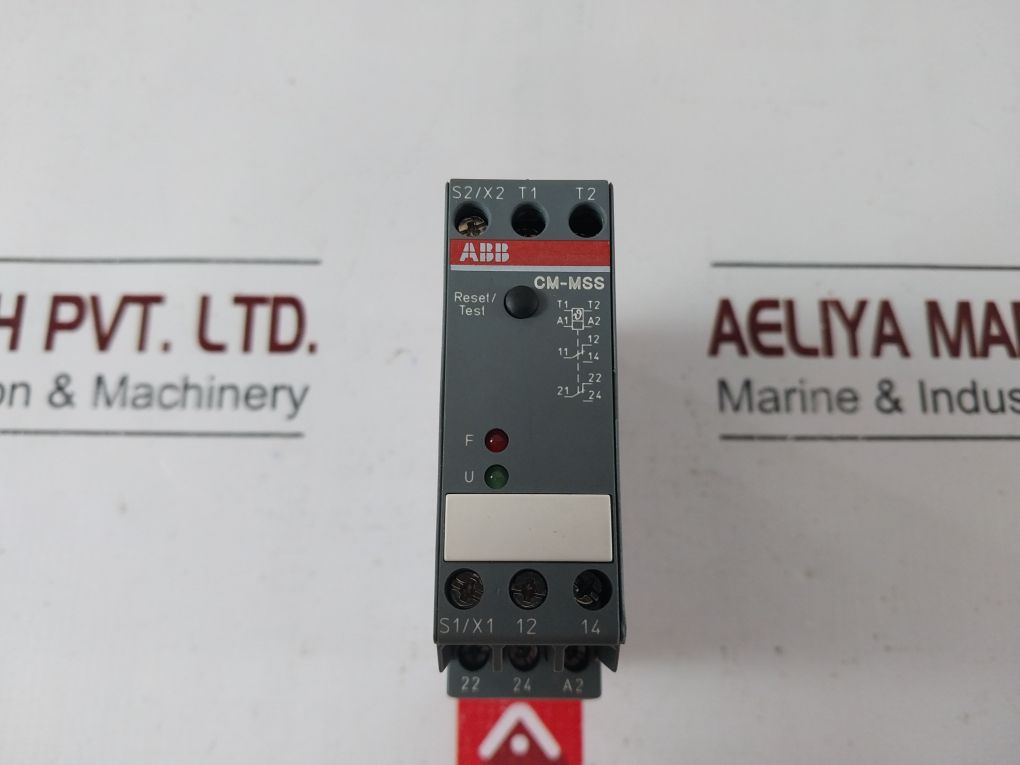 Abb Cm-mss Thermistor Motor Protection Monitoring Relay 1Svr430720R0300 250V