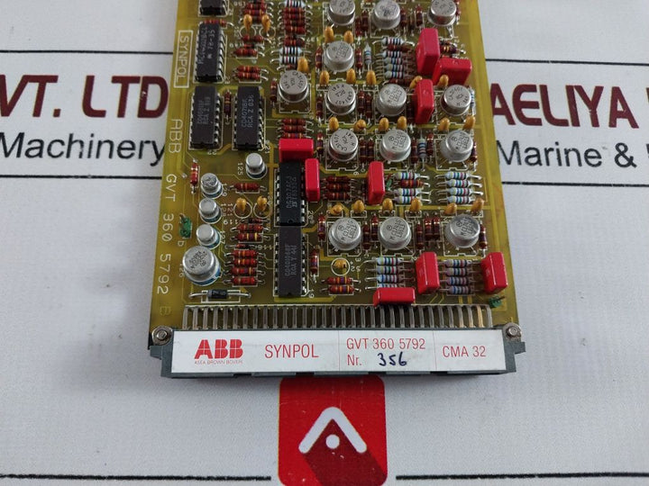 Abb Cma 32 Synpol Printed Circuit Board Gvt 360 5792