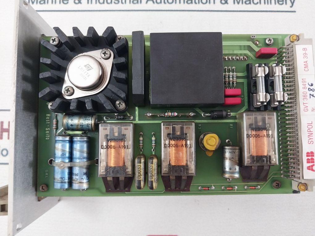 Abb Cma 39-b Voltage Insert Card 450V/Ac