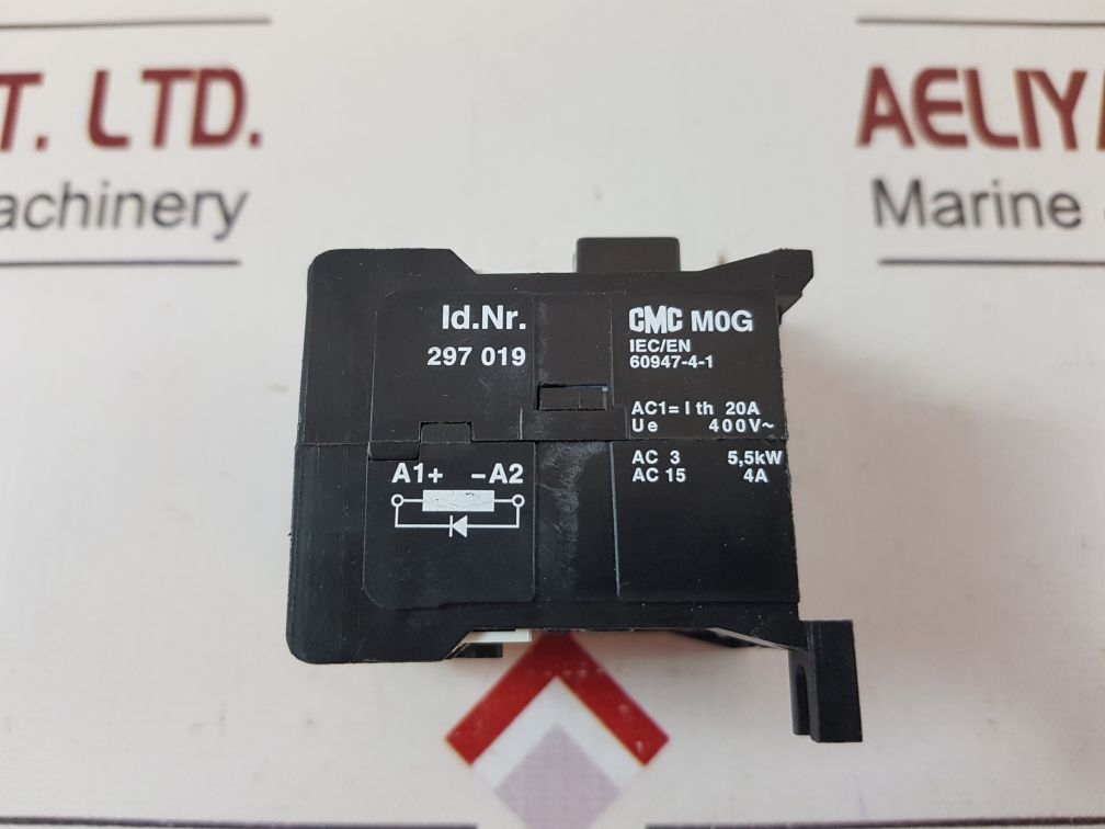Abb 297 019 auxiliary contactor