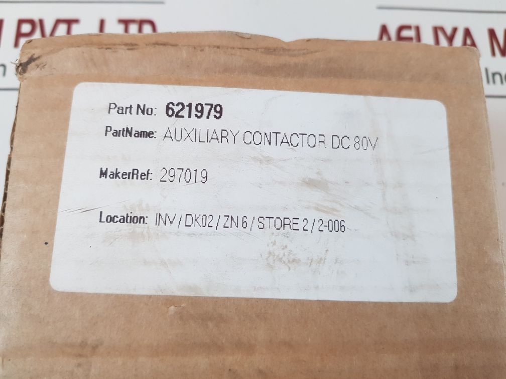 Abb 297 019 auxiliary contactor