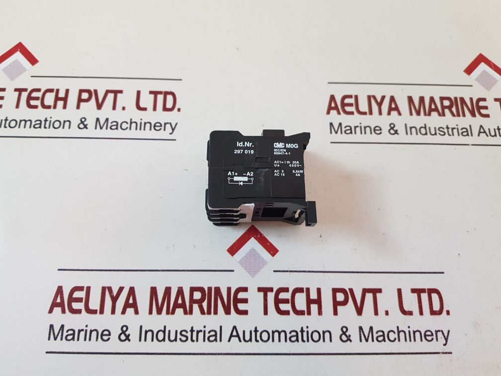 Abb 297 019 auxiliary contactor