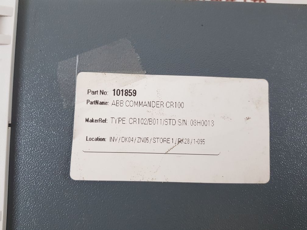 Abb Commander Cr100 Recorder