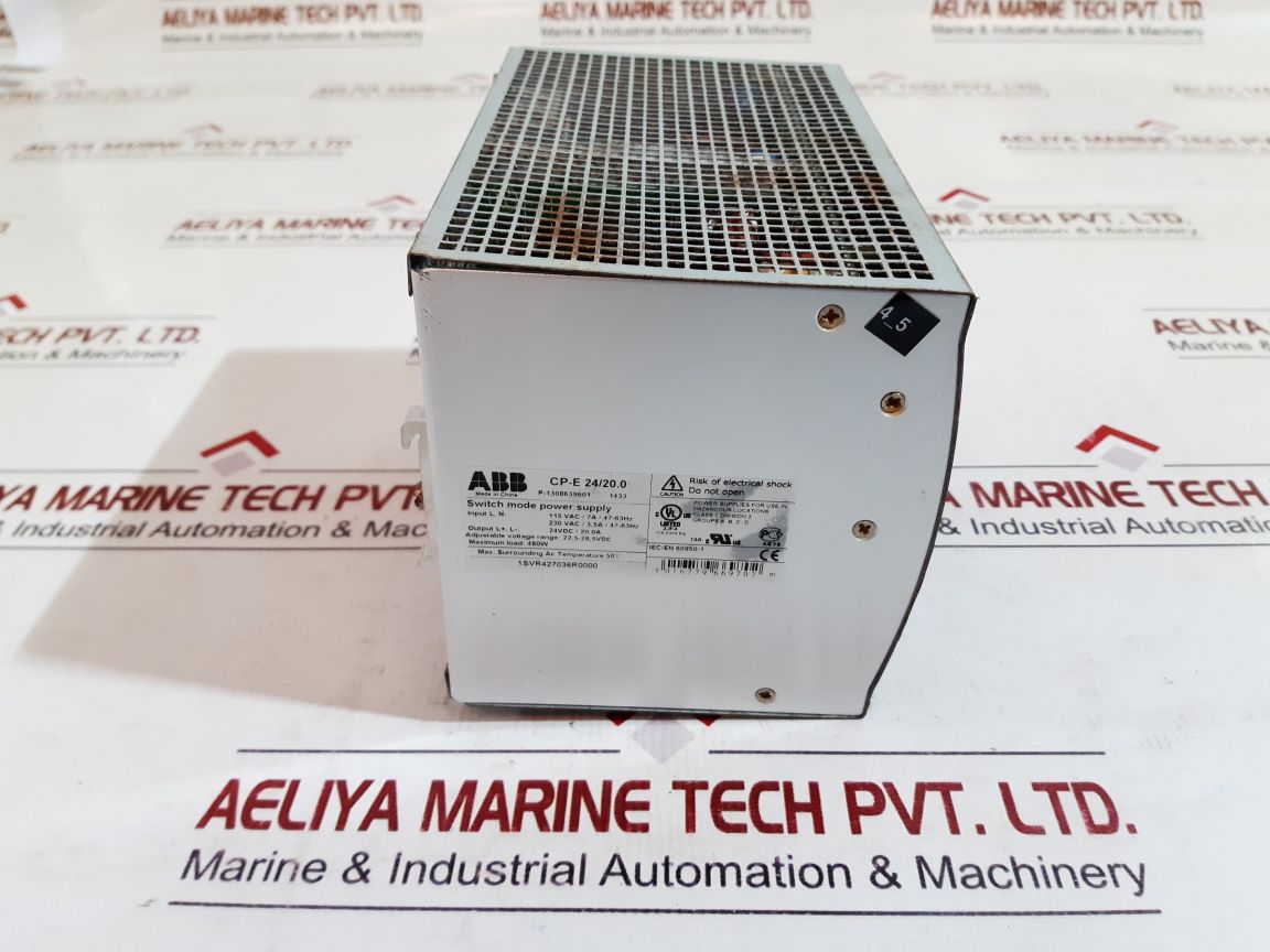 Abb Cp-e 24/20.0 Switch Mode Power Supply 1Svr427036R0000