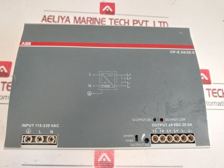 Abb Cp-e 24/20.0 Switch Mode Power Supply 24 Vdc 20.0A