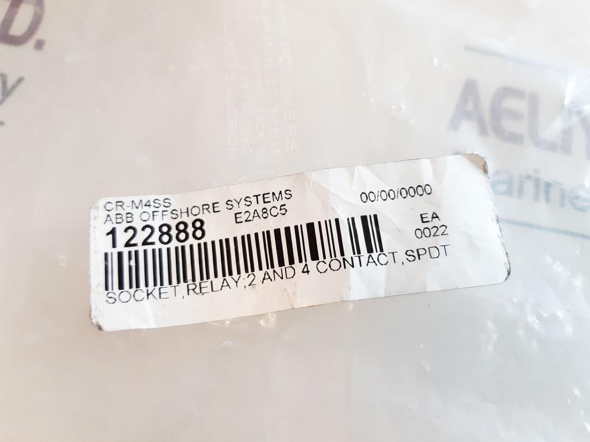 Abb Cr-m4Ss Relay Socket