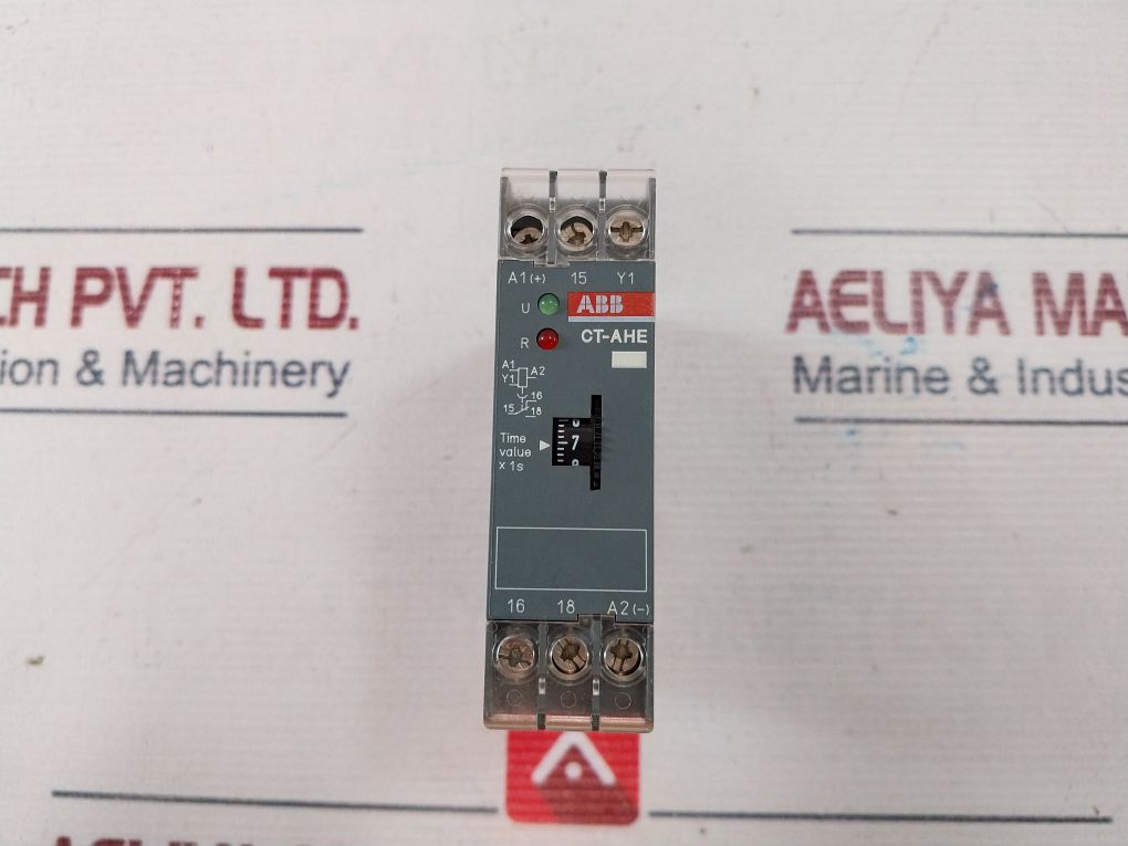 Abb Ct-ahe Off Delay Time Relay 0, 1S-10S  Ac 110-130V