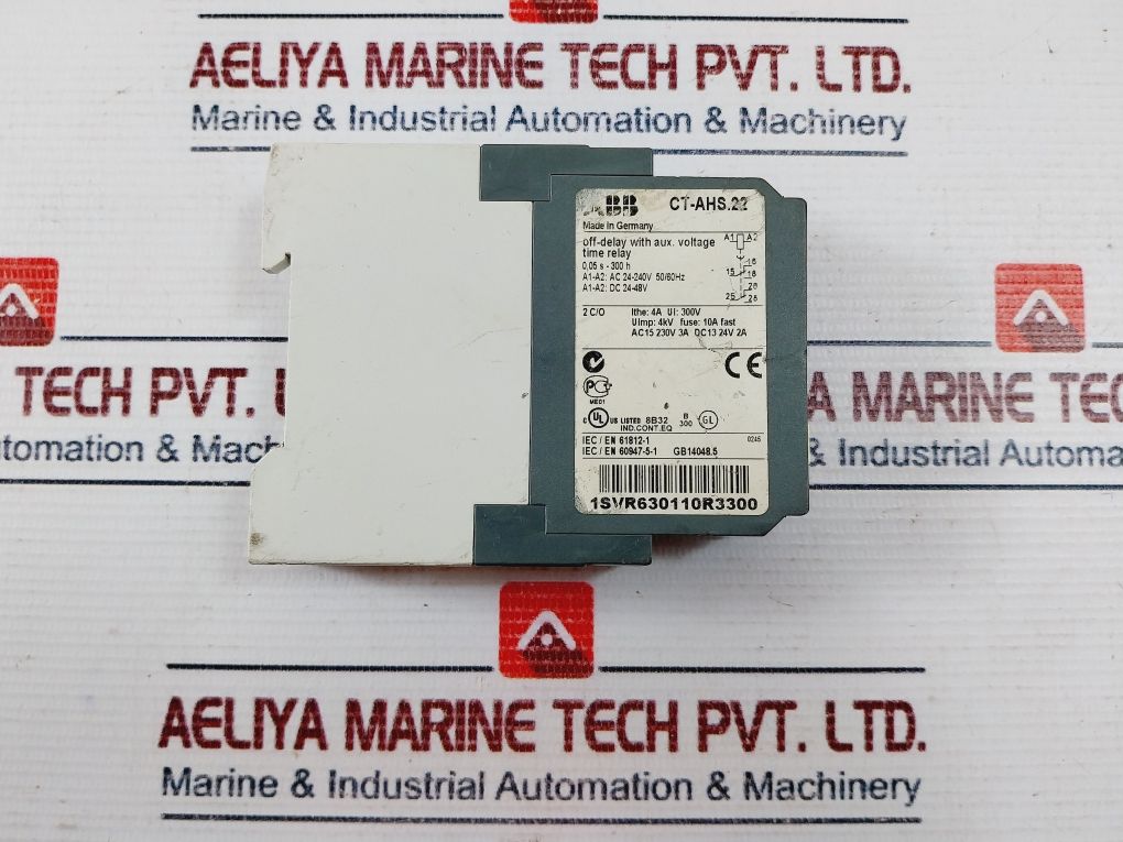 Abb Ct-ahs.22 Off-delay With Aux.Voltage Time Relay 1Svr630110R3300 