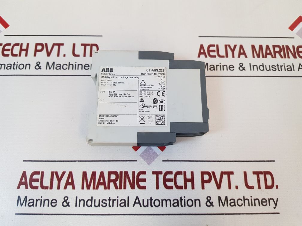 Abb Ct-ahs.22S Off-delay With Aux. Voltage Time Relay