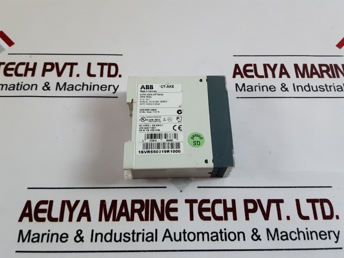 Abb Ct-ake Time Relay 1Svr550519R1000