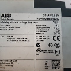 Abb Ct-aps.22S Off-delay With Aux. Voltage Time Relay
