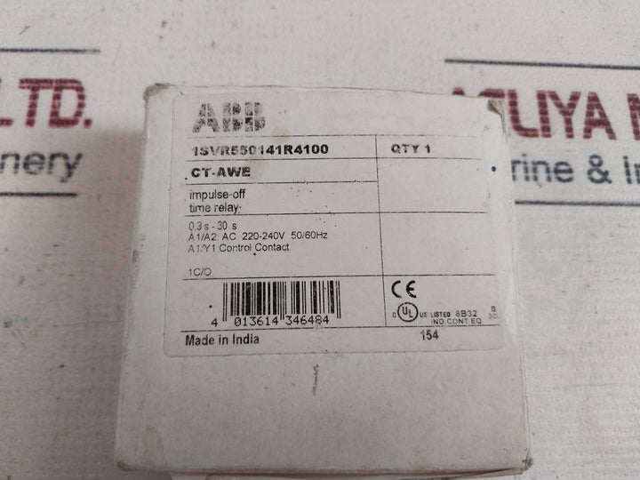 Abb Ct-awe Time Relay