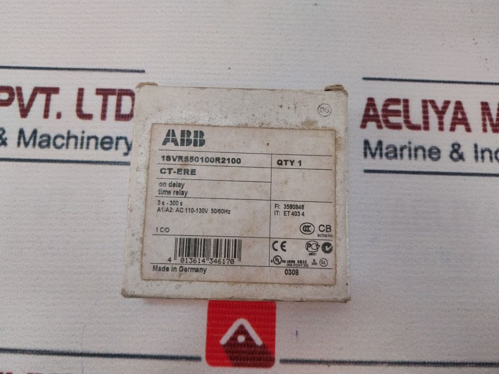 Abb Ct-ere Time Relay 1Svr550100R2100