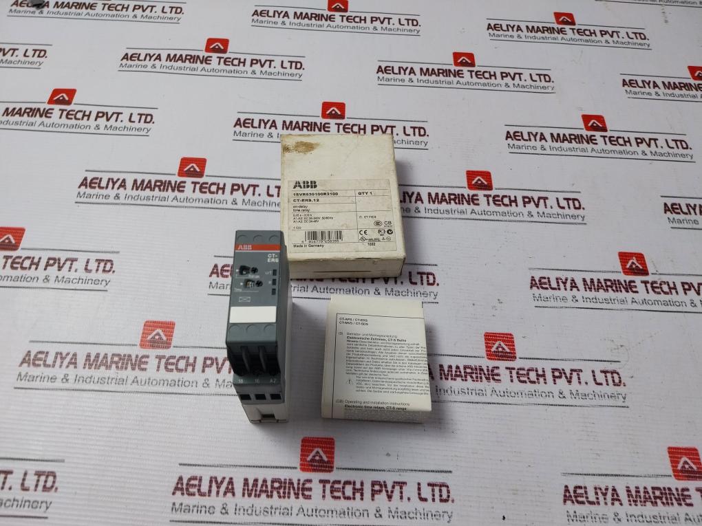 Abb Ct-ers.12 On-delay Time Relay 1Svr630100R3100