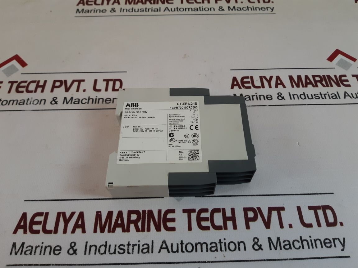 Abb Ct-ers.21S On-delay Time Relay 1Svr730100R0300 0,05 S – 300 H