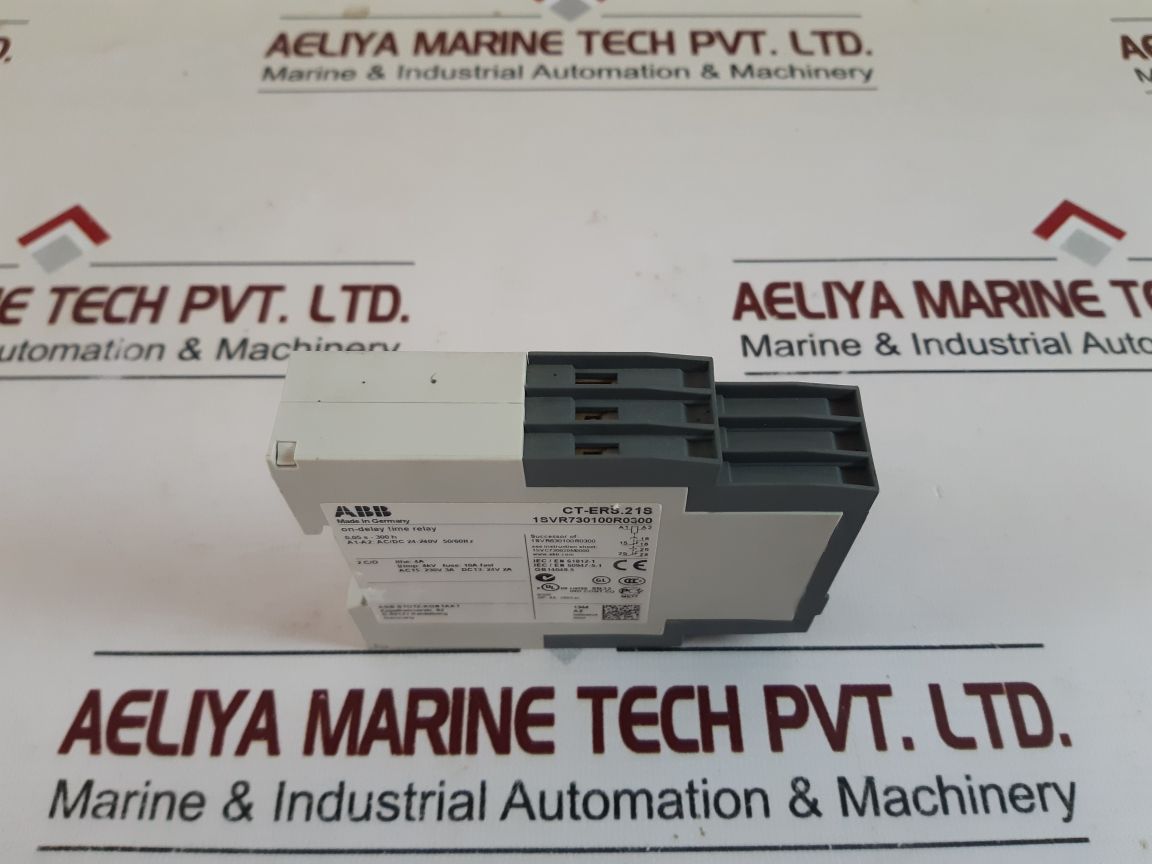 Abb Ct-ers.21S On-delay Time Relay 1Svr730100R0300 0,05 S – 300 H
