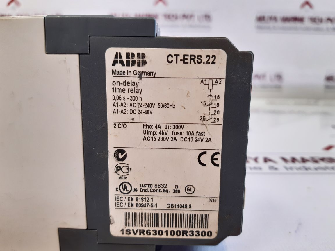 Abb Ct-ers.22 Time Relay 1Svr630100R3300
