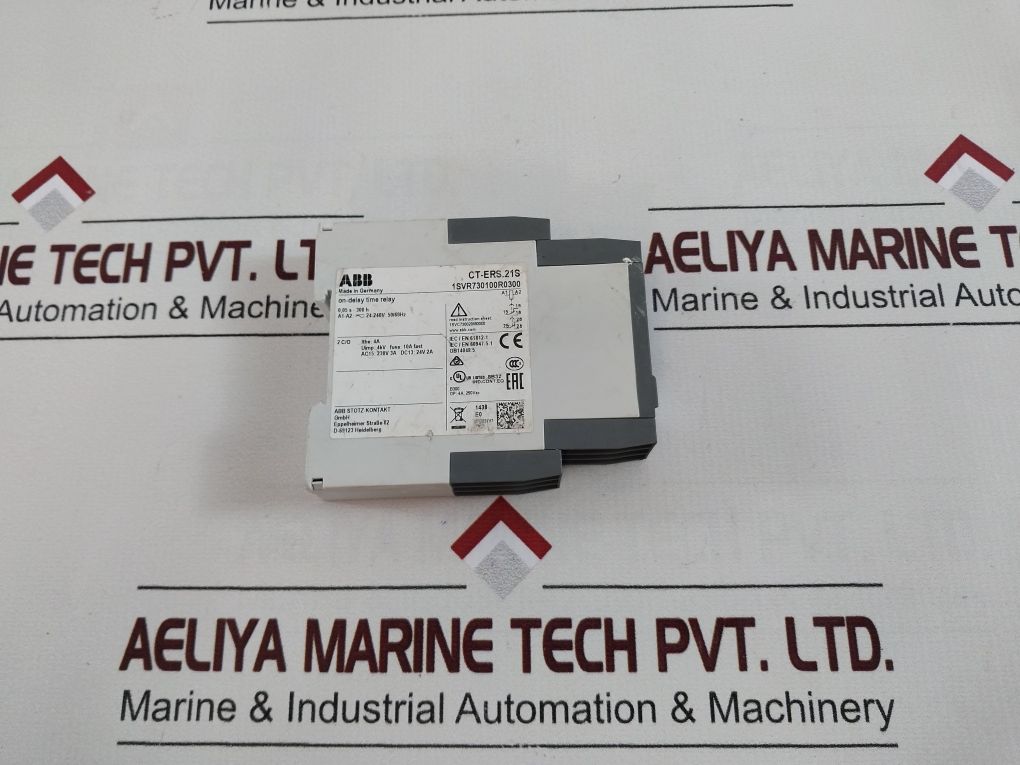 Abb Ct-ers.21S On-delay Time Relay 1Svr730100R0300