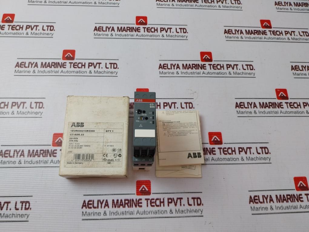 Abb Ct-sds.22 Star-delta Time Relay 0.05S-10Min 1Svr630210R3300